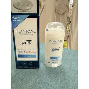 Secret Clinical 72 Hr Soft Solid Light & Fresh Deodorant 2.6 oz. - Exp 04/25